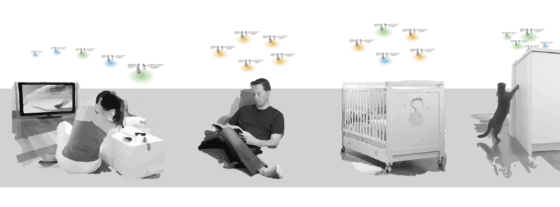 A series of situations when the Flyht system could be deployed.