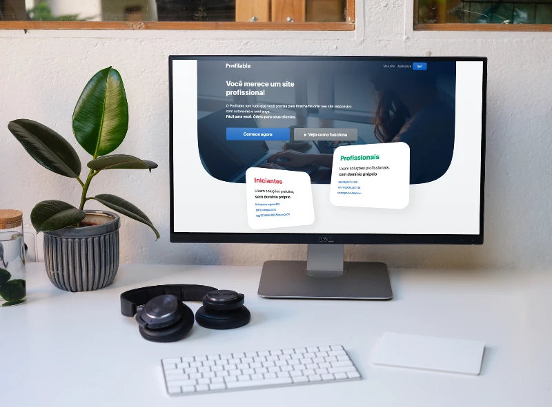 Profilable's desktop homepage.